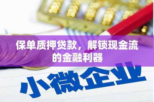 徐水保单质押贷款，解锁现金流的金融利器