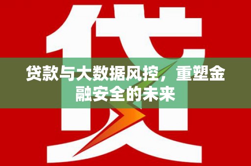 徐水贷款与大数据风控，重塑金融安全的未来