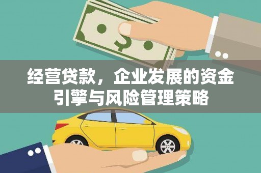 徐水经营贷款，企业发展的资金引擎与风险管理策略
