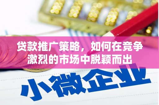 徐水贷款推广策略，如何在竞争激烈的市场中脱颖而出