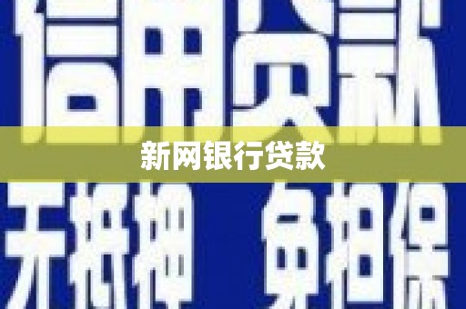 徐水新网银行贷款