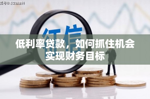 徐水低利率贷款，如何抓住机会实现财务目标