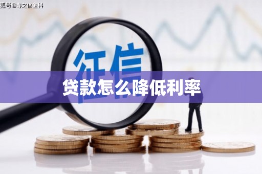 徐水贷款怎么降低利率