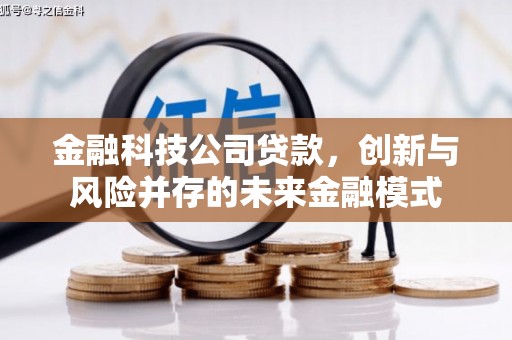 徐水金融科技公司贷款，创新与风险并存的未来金融模式