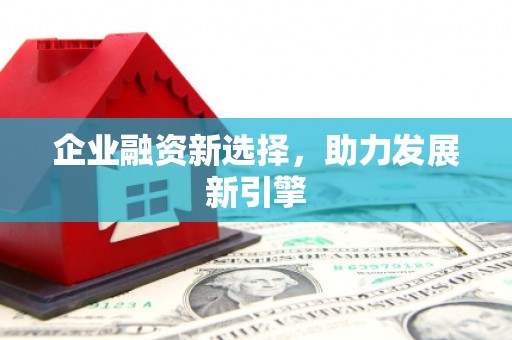 徐水企业融资新选择，助力发展新引擎