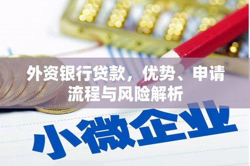 徐水外资银行贷款，优势、申请流程与风险解析