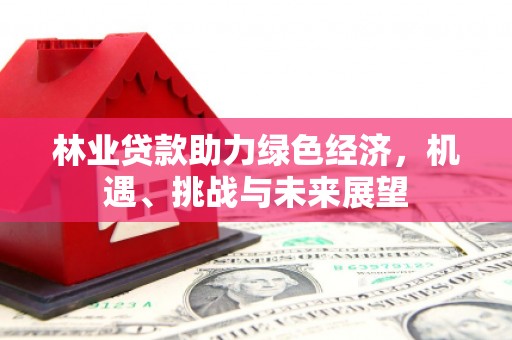 徐水林业贷款助力绿色经济，机遇、挑战与未来展望