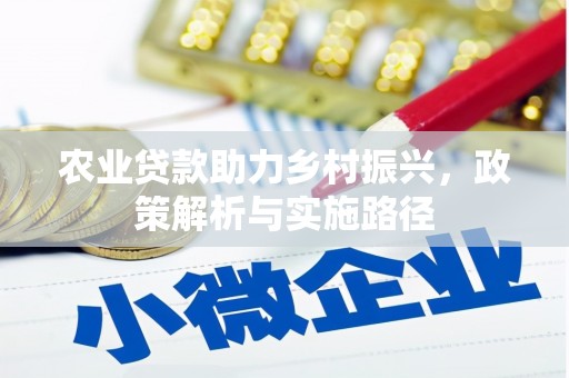 徐水农业贷款助力乡村振兴，政策解析与实施路径
