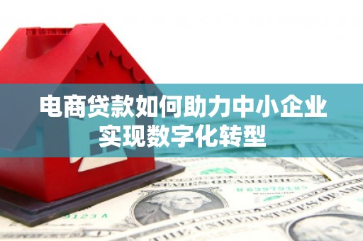 徐水电商贷款如何助力中小企业实现数字化转型