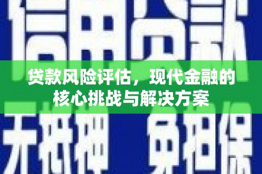 徐水贷款风险评估，现代金融的核心挑战与解决方案