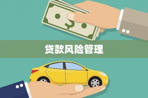徐水贷款风险管理