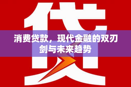 徐水消费贷款，现代金融的双刃剑与未来趋势