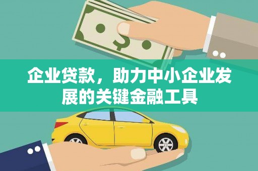 徐水企业贷款，助力中小企业发展的关键金融工具