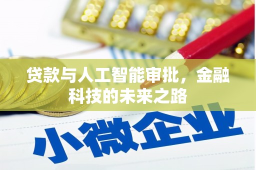 徐水贷款与人工智能审批，金融科技的未来之路