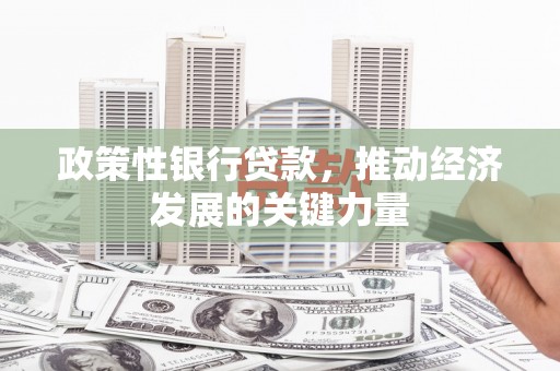 徐水政策性银行贷款，推动经济发展的关键力量