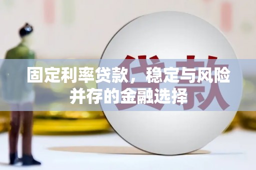 徐水固定利率贷款，稳定与风险并存的金融选择