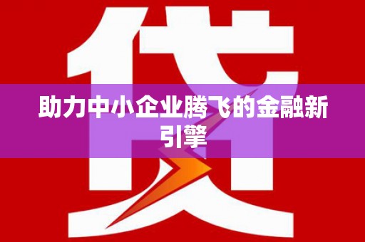 徐水助力中小企业腾飞的金融新引擎