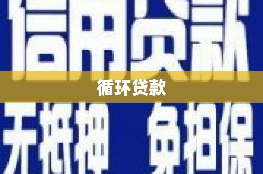 徐水循环贷款