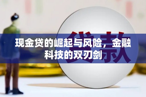 徐水现金贷的崛起与风险，金融科技的双刃剑