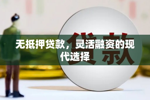 徐水无抵押贷款，灵活融资的现代选择