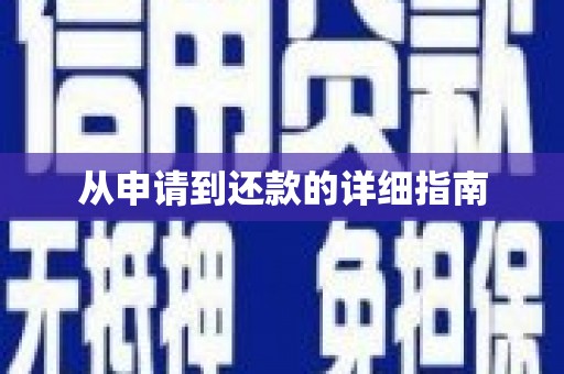 徐水从申请到还款的详细指南