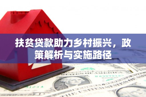 徐水扶贫贷款助力乡村振兴，政策解析与实施路径