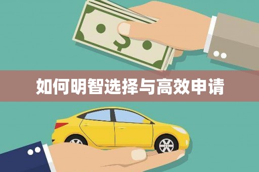 徐水如何明智选择与高效申请
