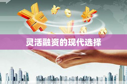 徐水灵活融资的现代选择
