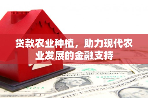 徐水贷款农业种植，助力现代农业发展的金融支持