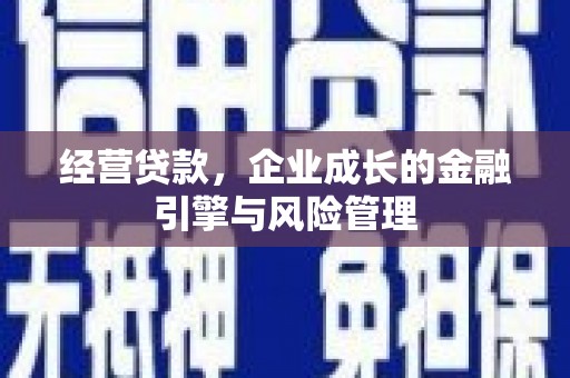 徐水经营贷款，企业成长的金融引擎与风险管理