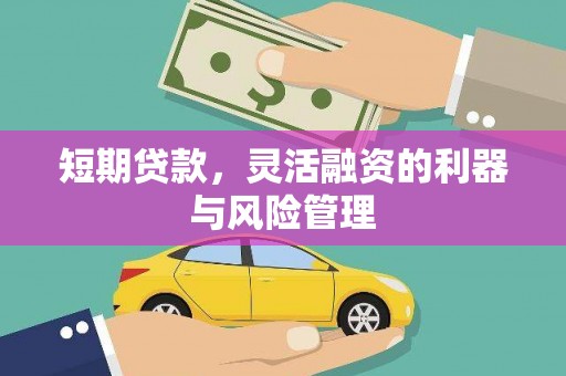 徐水短期贷款，灵活融资的利器与风险管理