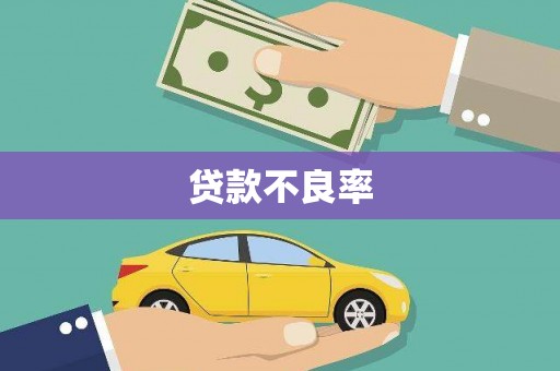 徐水贷款不良率